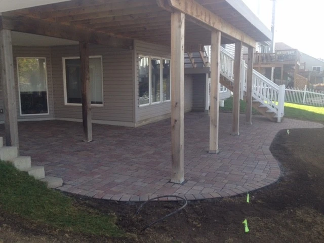 Willow Creek Cobblestone Paver Patio by Above And Beyond Complete Grounds Maintenance - Photo 6