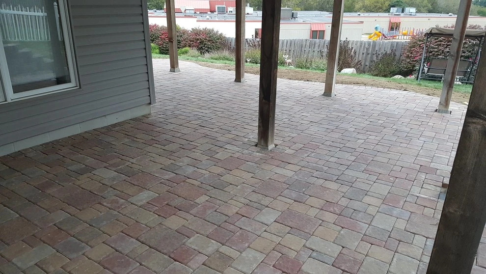 Willow Creek Cobblestone Paver Patio by Above And Beyond Complete Grounds Maintenance - Photo 5
