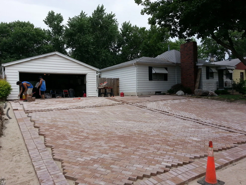 Holland Stone Paver Driveway by Above And Beyond Complete Grounds Maintenance - Photo 6