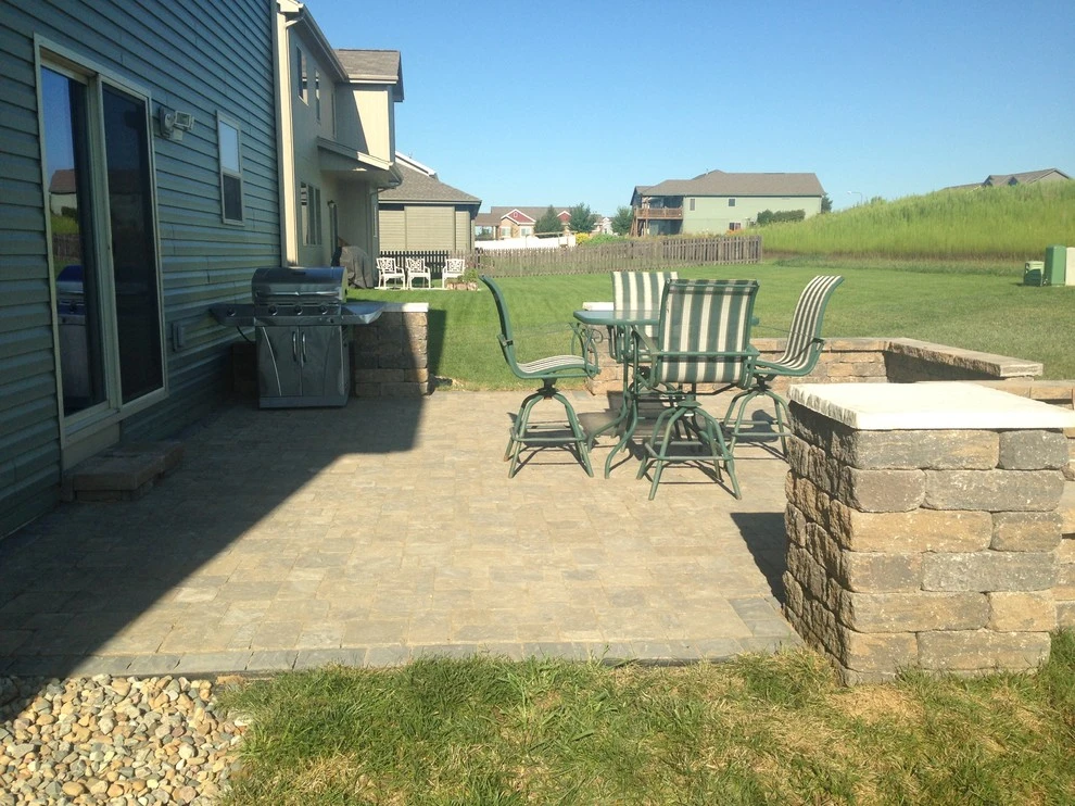 Tumbled Belgian Paver Patio by Above And Beyond Complete Grounds Maintenance - Photo 6