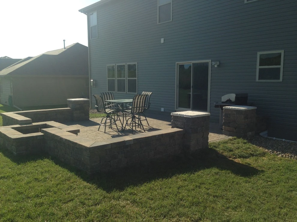 Tumbled Belgian Paver Patio by Above And Beyond Complete Grounds Maintenance - Photo 10