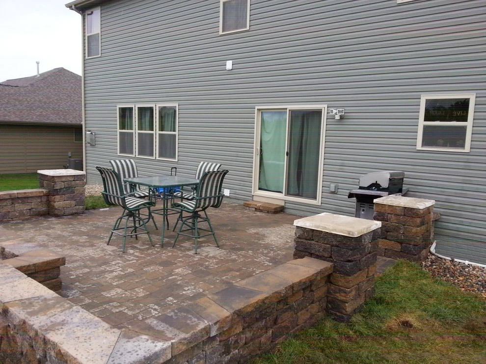Tumbled Belgian Paver Patio by Above And Beyond Complete Grounds Maintenance - Photo 2