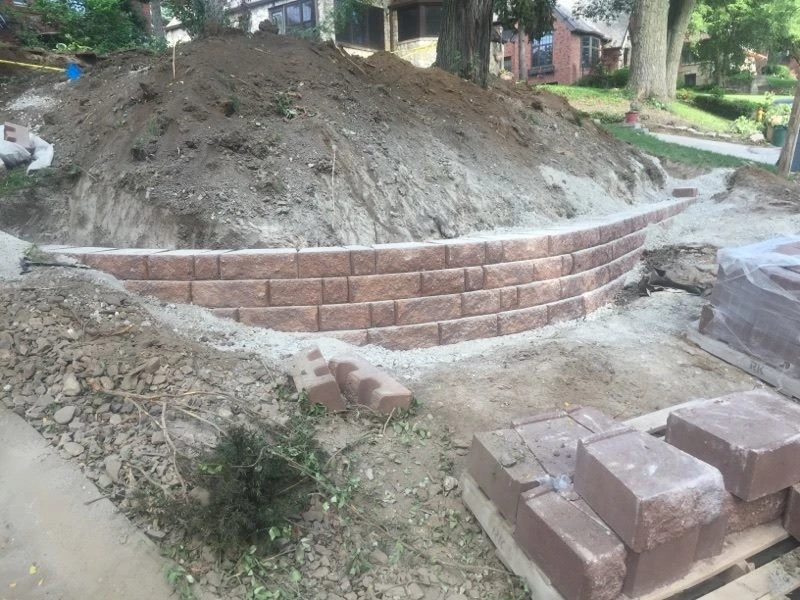 8" Diamond Pro Block Wall by Above And Beyond Complete Grounds Maintenance - Photo 8