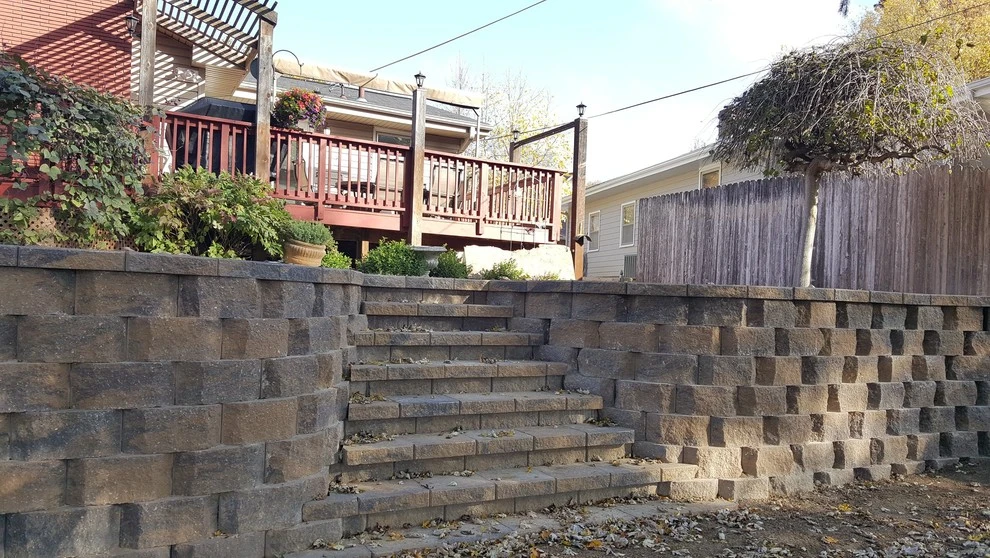 Clifton Retaining Wall With Geo-Grid by Above And Beyond Complete Grounds Maintenance - Photo 3