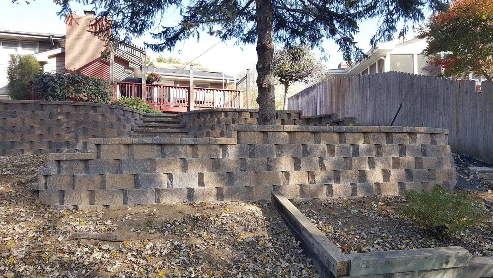 Clifton Retaining Wall With Geo-Grid by Above And Beyond Complete Grounds Maintenance - Photo 13