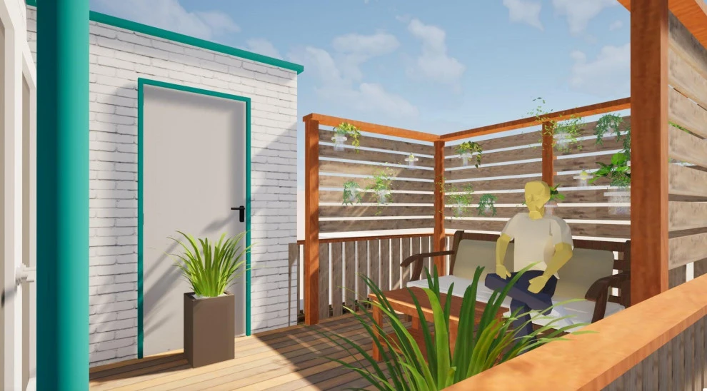 Sun and shade rowhouse by Lawson Yardscapes - Photo 4