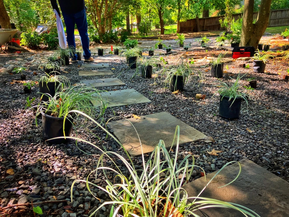 Maryland Rainwater Runoff Mitigation and Yard Design by Lawson Yardscapes - Photo 3