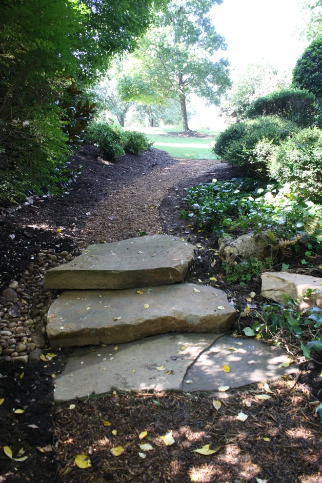 Stone slabs steps by Graham Kimak Landscape Designs - Photo 16