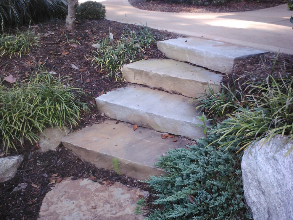 Stone slabs steps by Graham Kimak Landscape Designs - Photo 14
