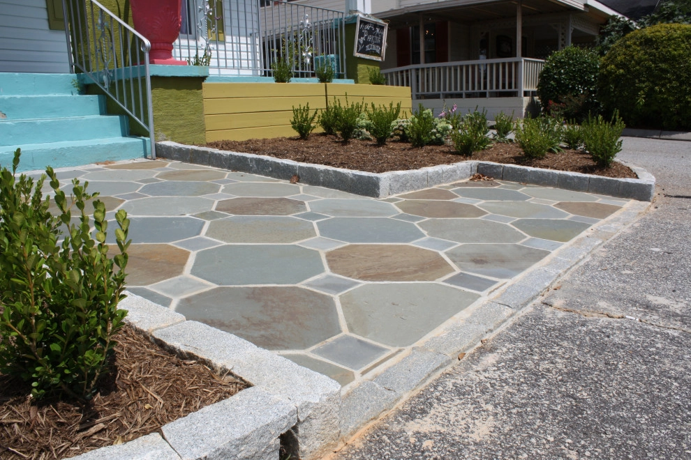 Outdoor terrace stone/concrete/paver by Graham Kimak Landscape Designs - Photo 13