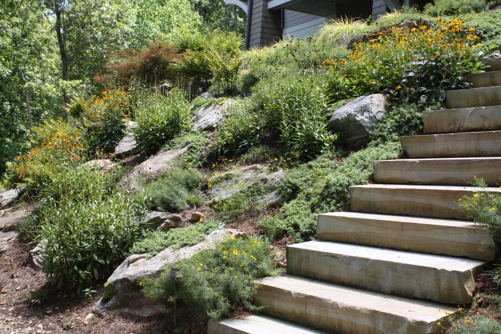 Stone slabs steps by Graham Kimak Landscape Designs - Photo 4