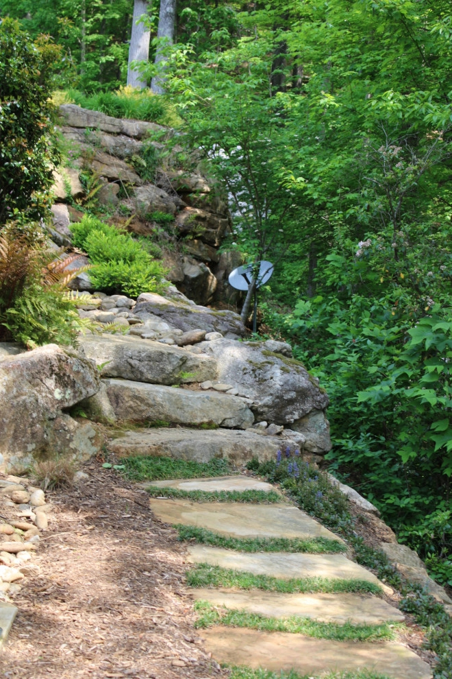 Stone slabs steps by Graham Kimak Landscape Designs - Photo 7
