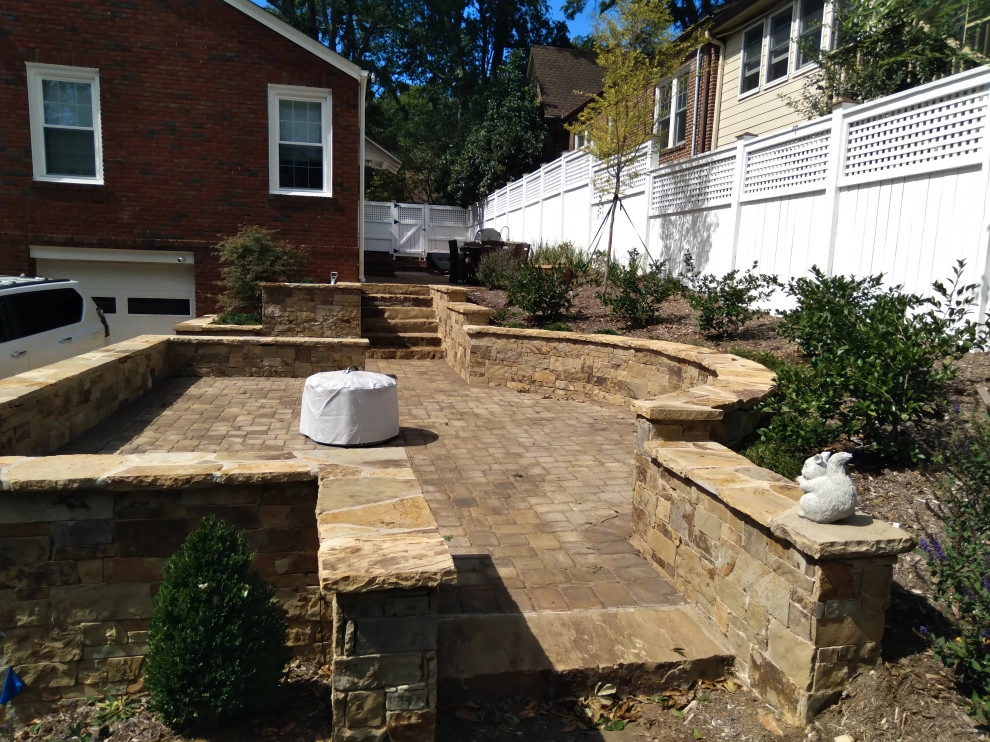 Outdoor terrace stone/concrete/paver by Graham Kimak Landscape Designs - Photo 22