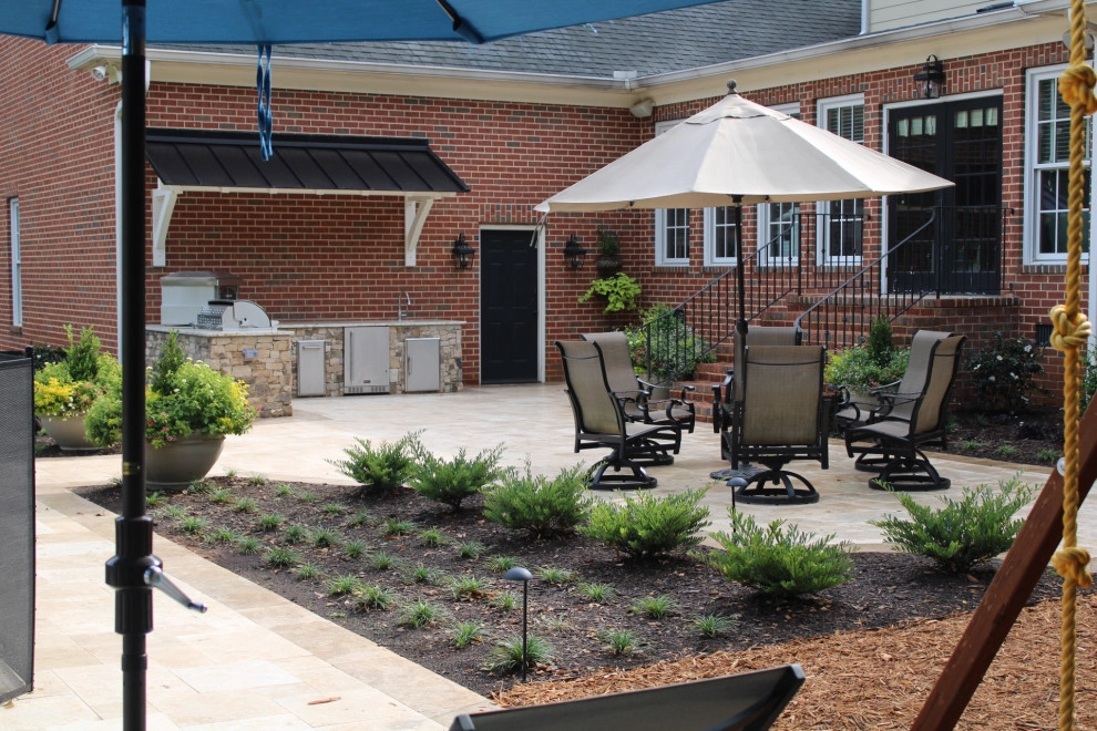 Outdoor terrace stone/concrete/paver by Graham Kimak Landscape Designs - Photo 15