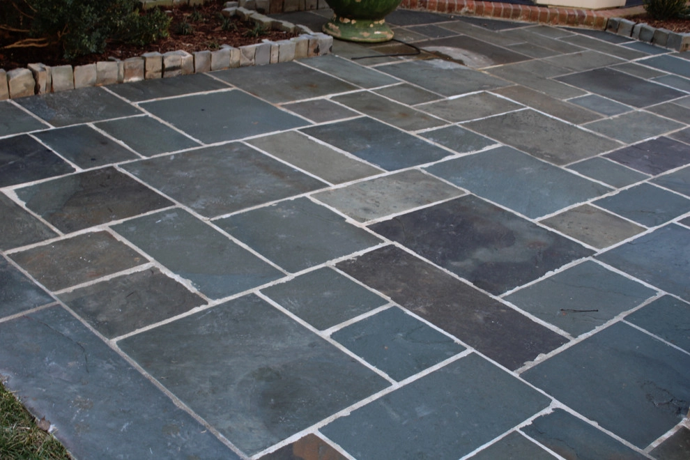 Outdoor terrace stone/concrete/paver by Graham Kimak Landscape Designs - Photo 9