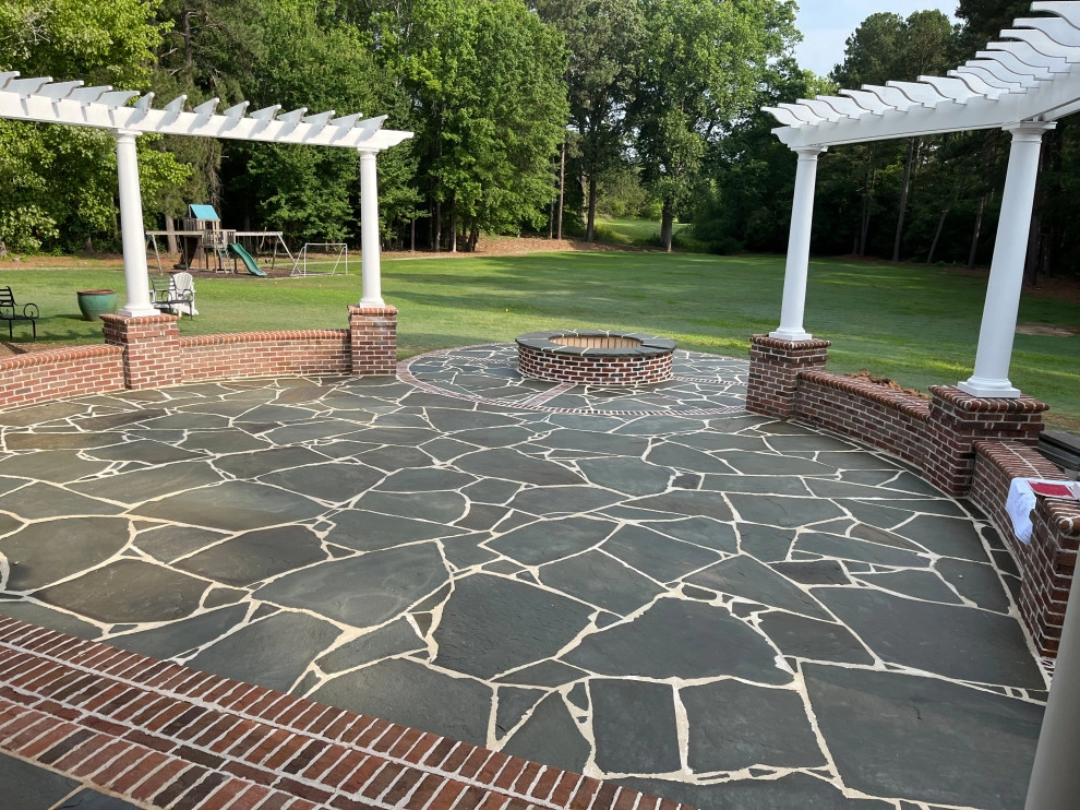 Outdoor terrace stone/concrete/paver by Graham Kimak Landscape Designs - Photo 16