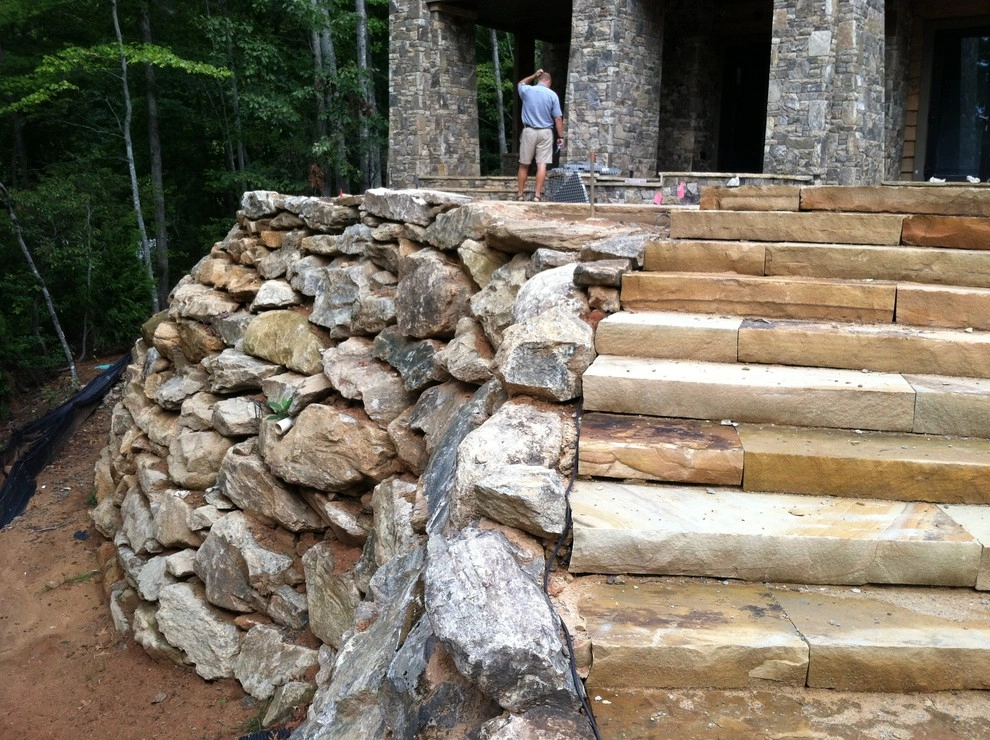 Boulder/Rock Retaining Walls by Graham Kimak Landscape Designs - Photo 15