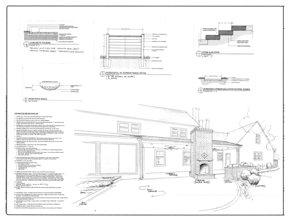 Elevation Drawings and Renderings by Graham Kimak Landscape Designs - Photo 7