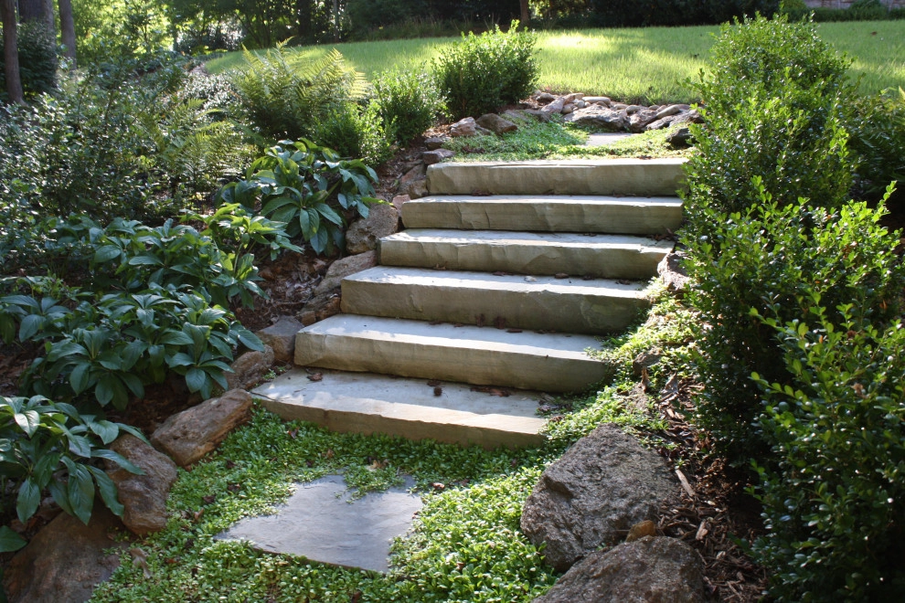 Stone slabs steps by Graham Kimak Landscape Designs - Photo 18