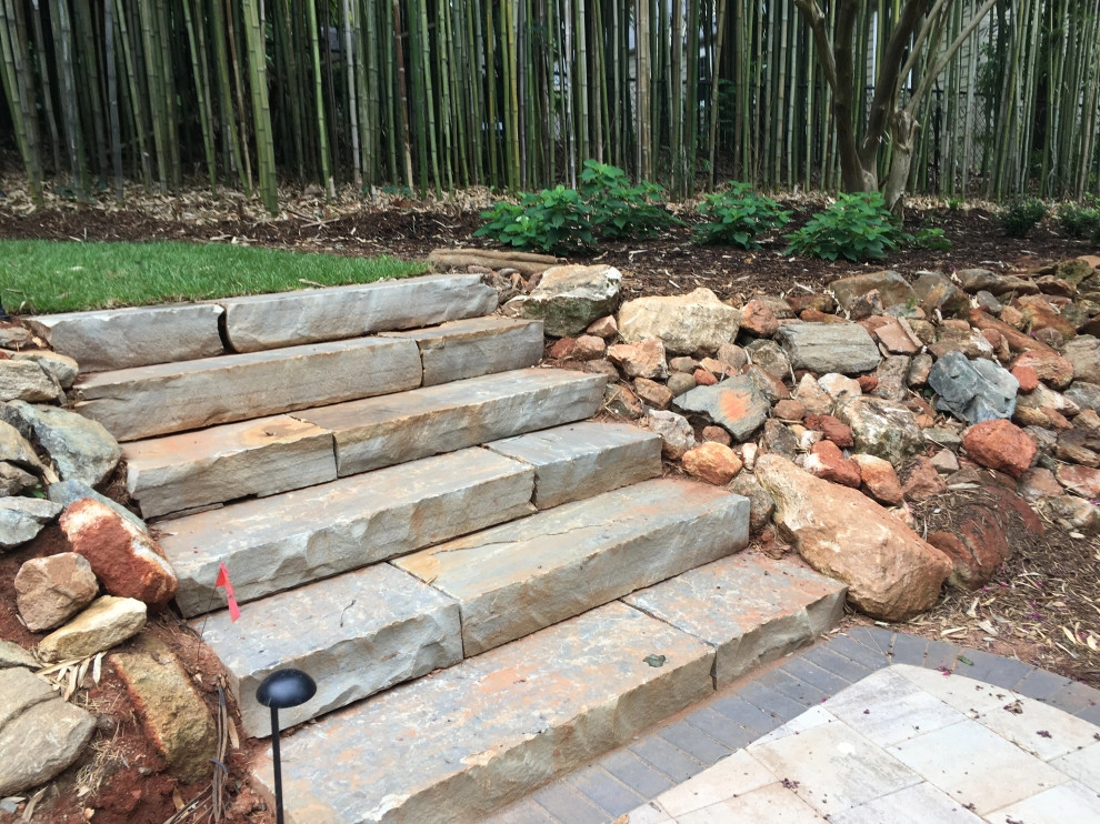 Stone slabs steps by Graham Kimak Landscape Designs - Photo 3