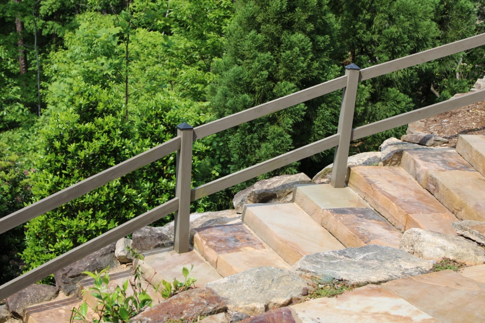 Stone slabs steps by Graham Kimak Landscape Designs - Photo 13