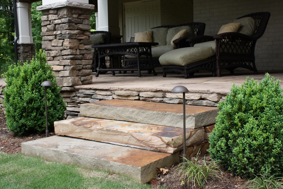 Stone slabs steps by Graham Kimak Landscape Designs - Photo 17