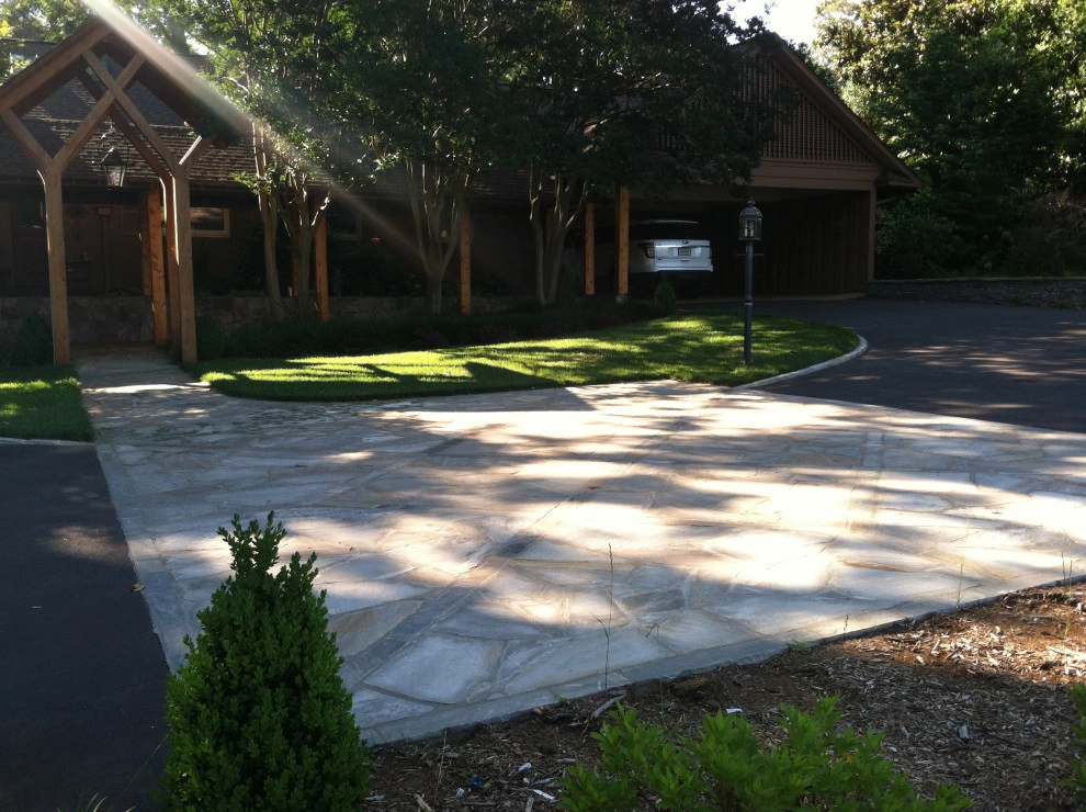 Outdoor terrace stone/concrete/paver by Graham Kimak Landscape Designs - Photo 6