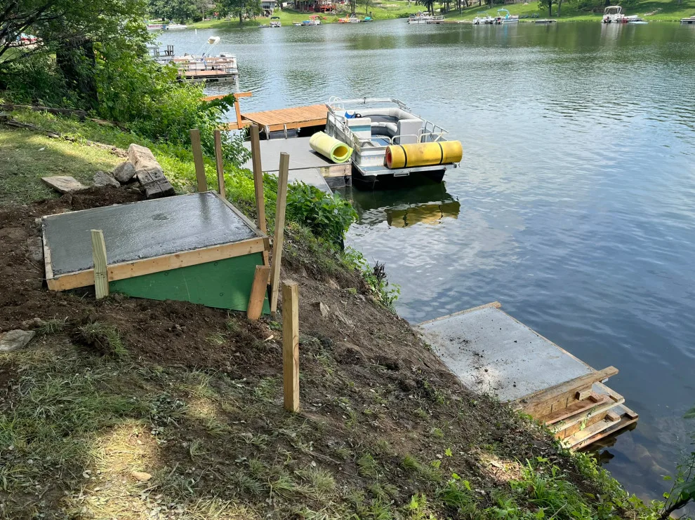 Modifiable Dock, Steps, and Patio at Lake Waukomis, MO by Elite One, Inc. - Photo 8