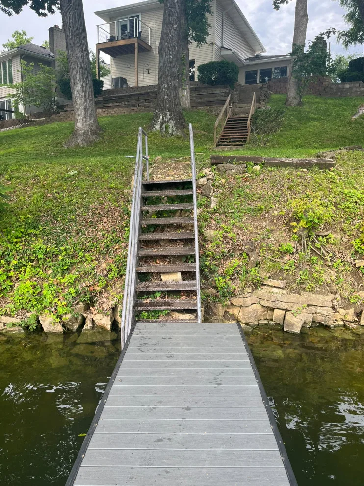 Modifiable Dock, Steps, and Patio at Lake Waukomis, MO by Elite One, Inc. - Photo 4