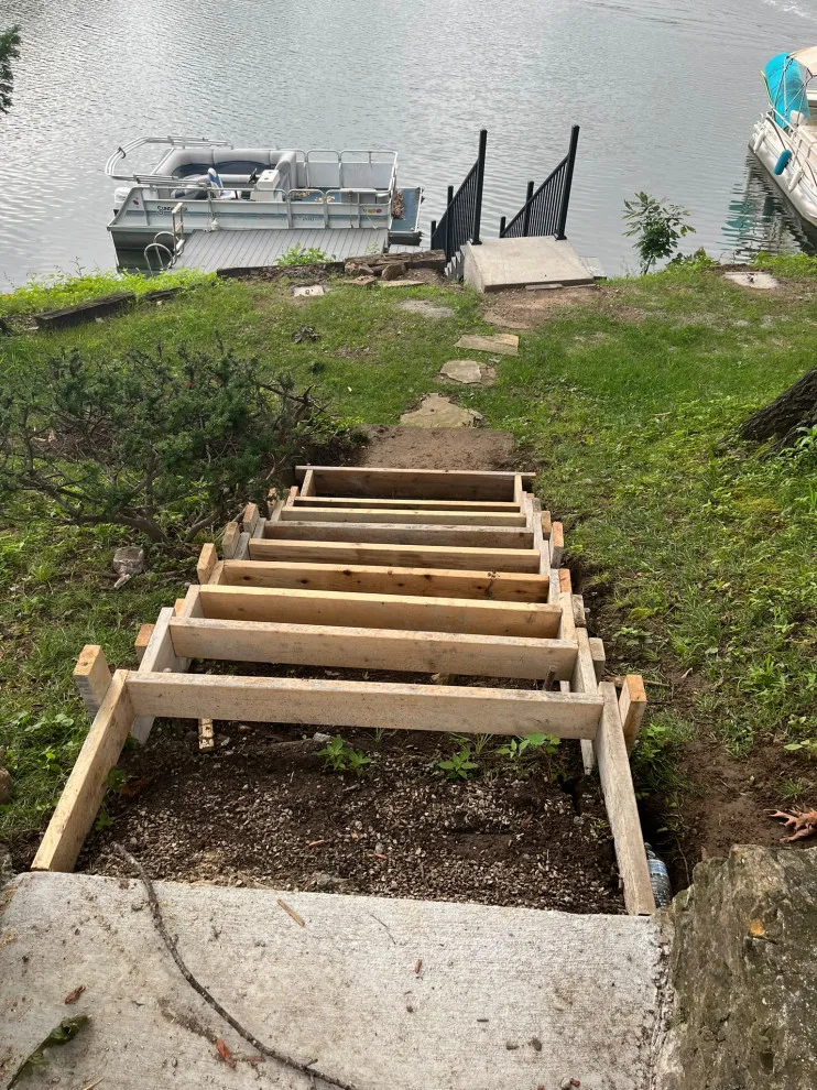 Modifiable Dock, Steps, and Patio at Lake Waukomis, MO by Elite One, Inc. - Photo 9