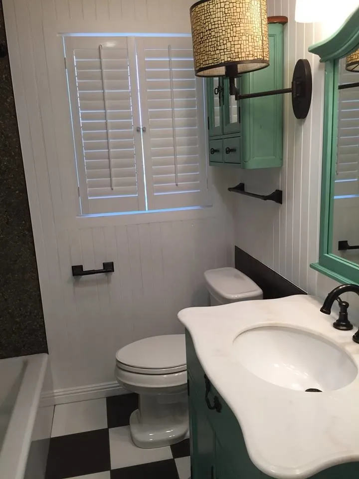 Vintage-Inspired Compact Bathroom Remodel by Technically Aesthetic General Contractors - Photo 7