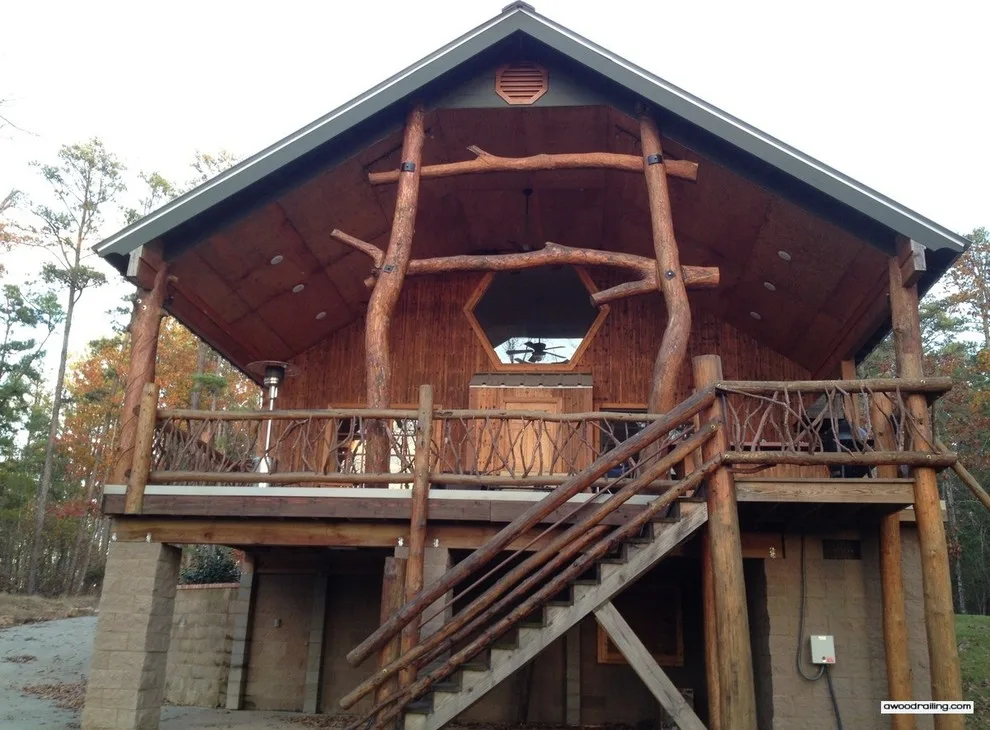 Arkansas Newel Post Railing by Mountain Laurel Handrail - Photo 8