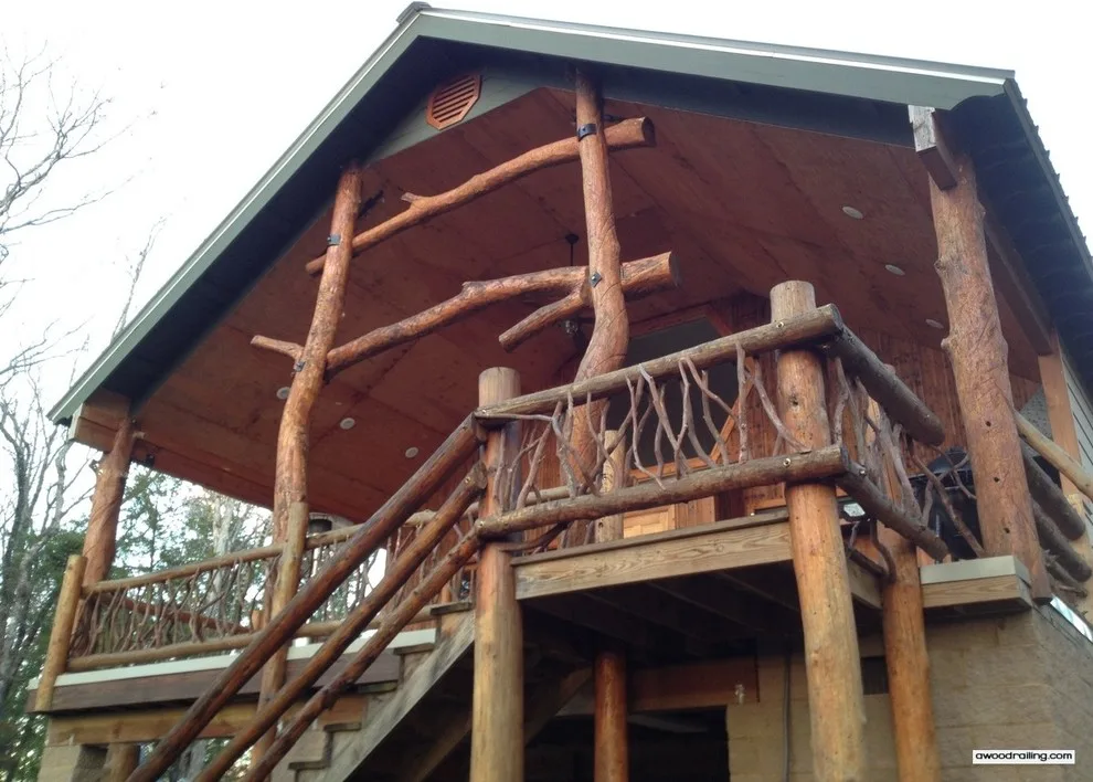 Arkansas Newel Post Railing by Mountain Laurel Handrail - Photo 7