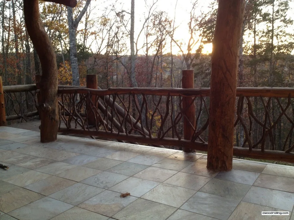 Arkansas Newel Post Railing by Mountain Laurel Handrail - Photo 4