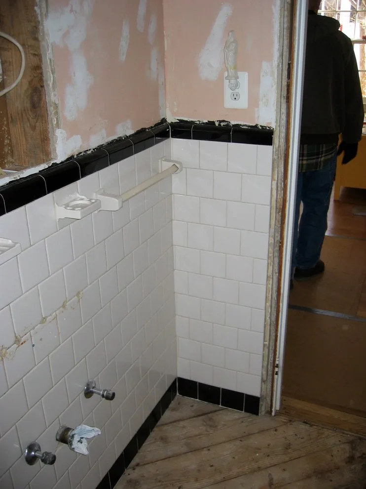 Monochrome Tile Bathroom by Beverly Thomas LLC - Photo 12