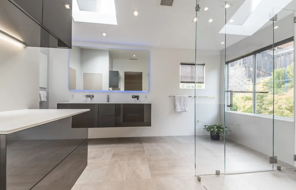 Sleek Design Contemporary Bathroom by Modern Builders Co LLC - Photo 2