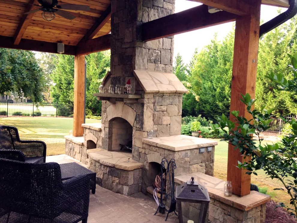 Variety of Outdoor Fireplaces by Boyce Design + Build - Photo 6