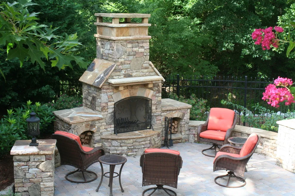 Variety of Outdoor Fireplaces by Boyce Design + Build - Photo 5