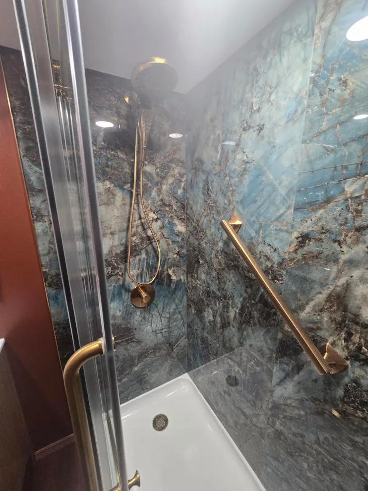 Marble Bathroom by the Atlantic by Level Up Construction & Investment Group LLC - Photo 2