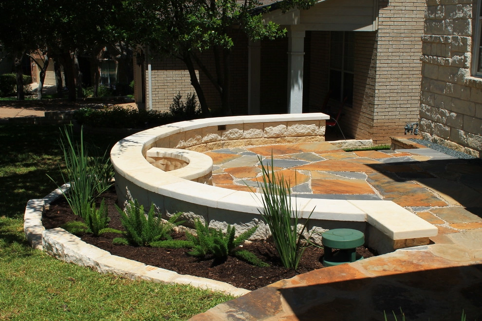 Lakeway Front Yard Patio by GreenScapes Landscaping & Pools - Photo 3
