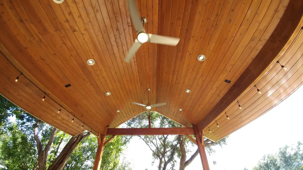 Austin Rustic Traditional Outdoor Patio and Kitchen Expansion by Canyon Construction - Photo 4