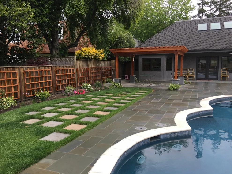 Atherton Back Yard by Greensleeves Garden Design - Photo 10