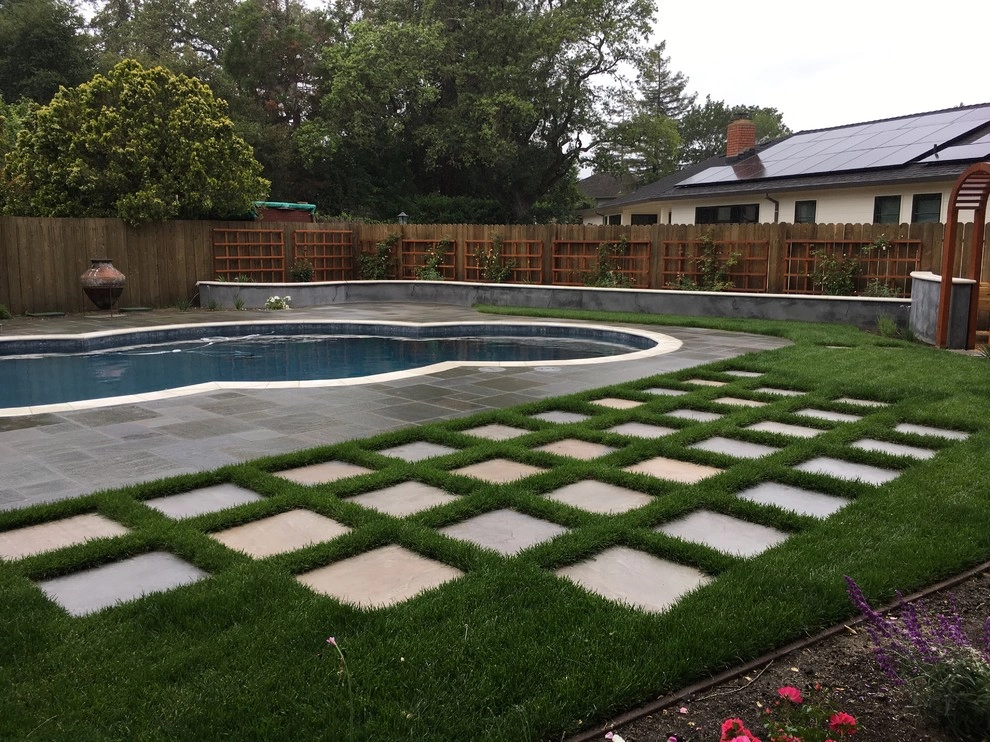 Atherton Back Yard by Greensleeves Garden Design - Photo 4