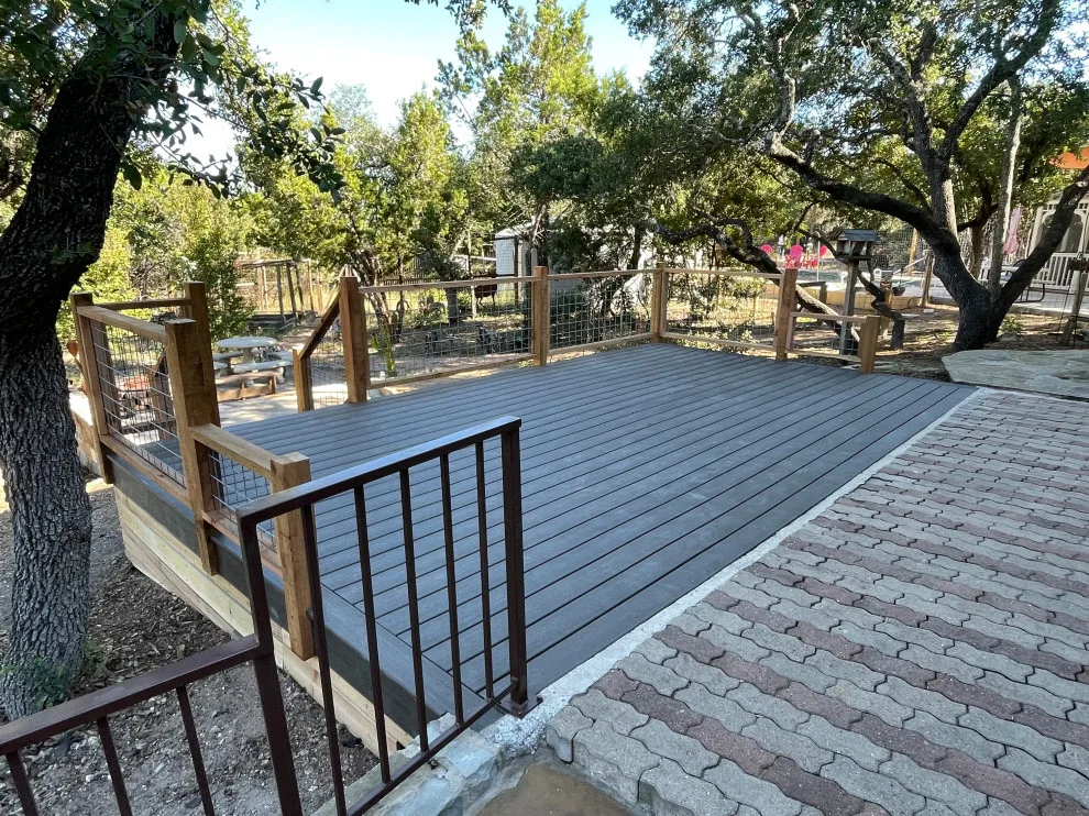 Rear porch by ATX Outdoor Construction LLC - Photo 2