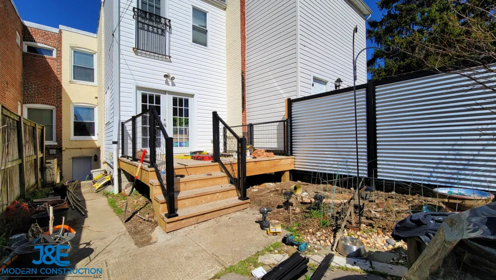 Cedar Deck in the Backyard by J&E Modern Construction LLC - Photo 9