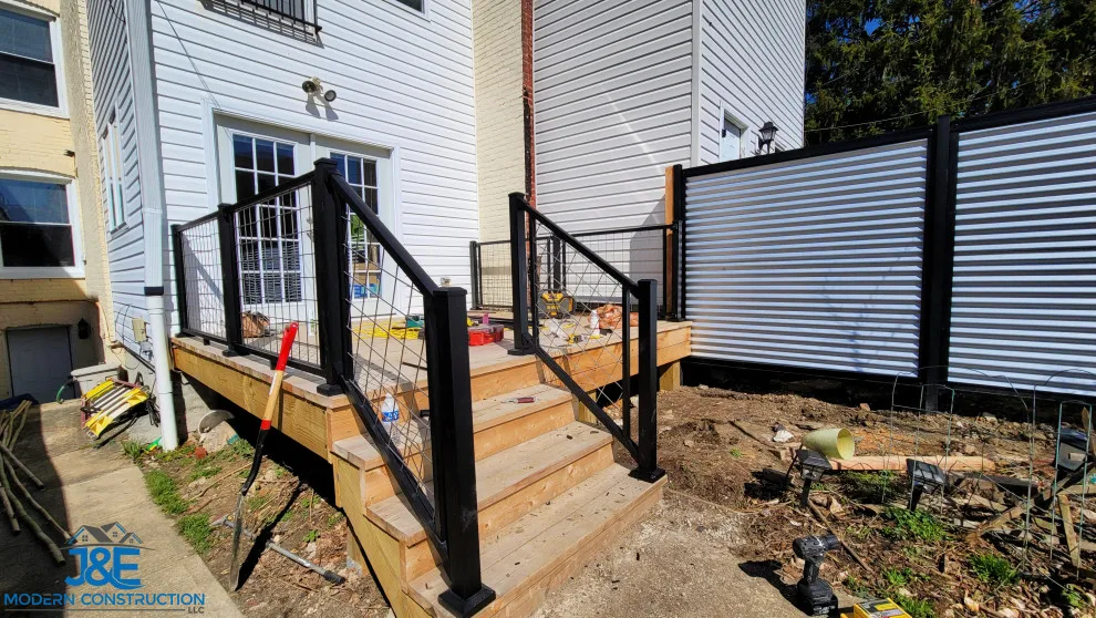 Cedar Deck in the Backyard by J&E Modern Construction LLC - Photo 7