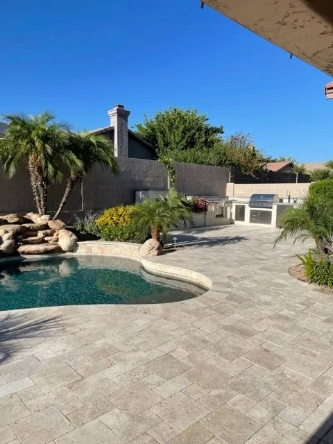 Outdoor Space Transformation with Pool by Lakeview Living LLC - Photo 3