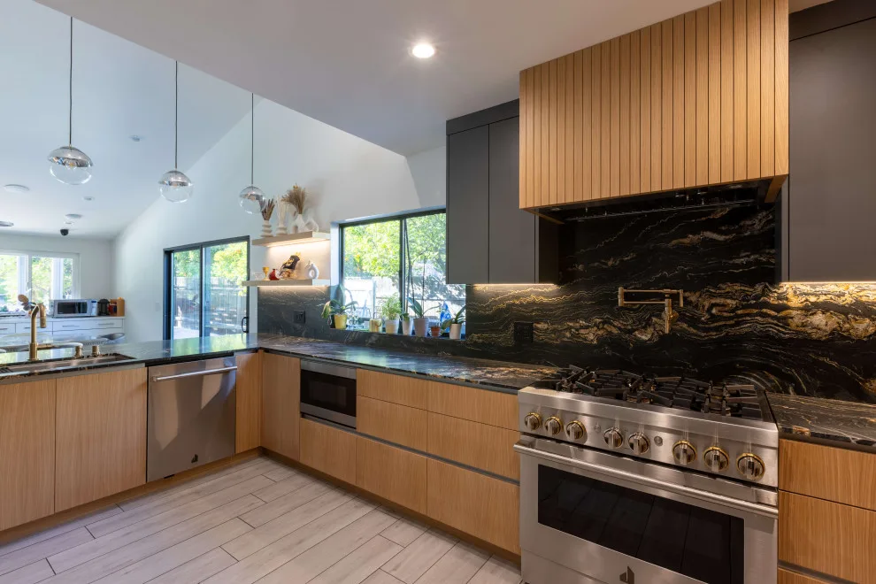 Mood-Enhanced Dual-Room Kitchen and Bath by Royal Family Construction, Inc. - Photo 8