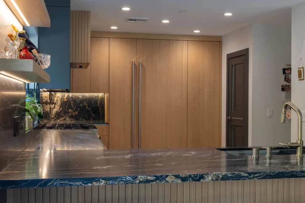 Mood-Enhanced Dual-Room Kitchen and Bath by Royal Family Construction, Inc. - Photo 2