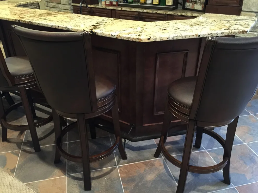Ballwin Basement Featuring Bar and Fireplace by Pro Basement Inc. - Photo 9